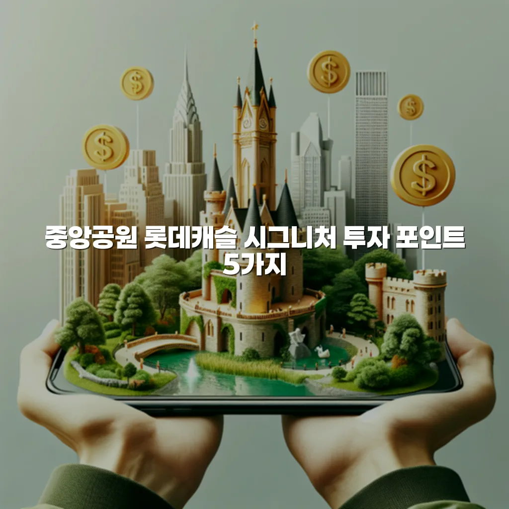 중앙공원 롯데캐슬 시그니처 투자 포인트 5가지