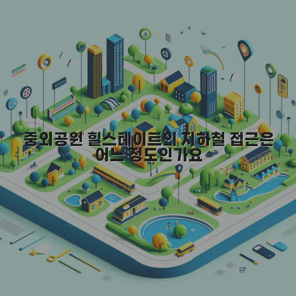 중외공원 힐스테이트 입지, 교통 학군 상권 총정리 4 중외공원 힐스테이트 입지, 교통 학군 상권 총정리